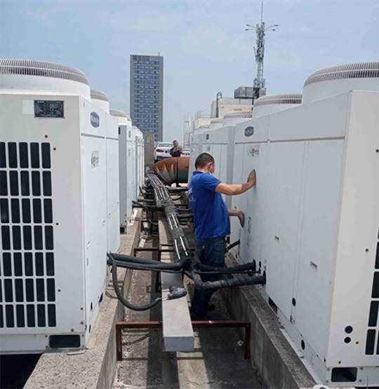 仪征中央空调制热和不制冷系统维修方法